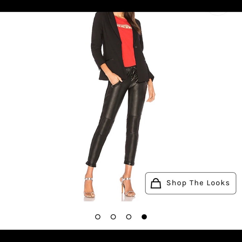 David Lerner leather leggings